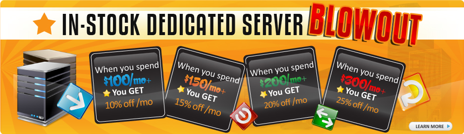 In-Stock Server Blowout